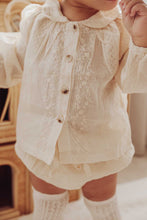 Load image into Gallery viewer, Pearl set blouse and bloomers