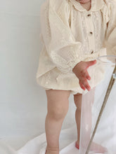 Load image into Gallery viewer, Pearl set blouse and bloomers
