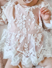 Load image into Gallery viewer, Lace Tutu Romper
